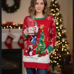 Christmas Ugly Sweater United States Sweater Size XS